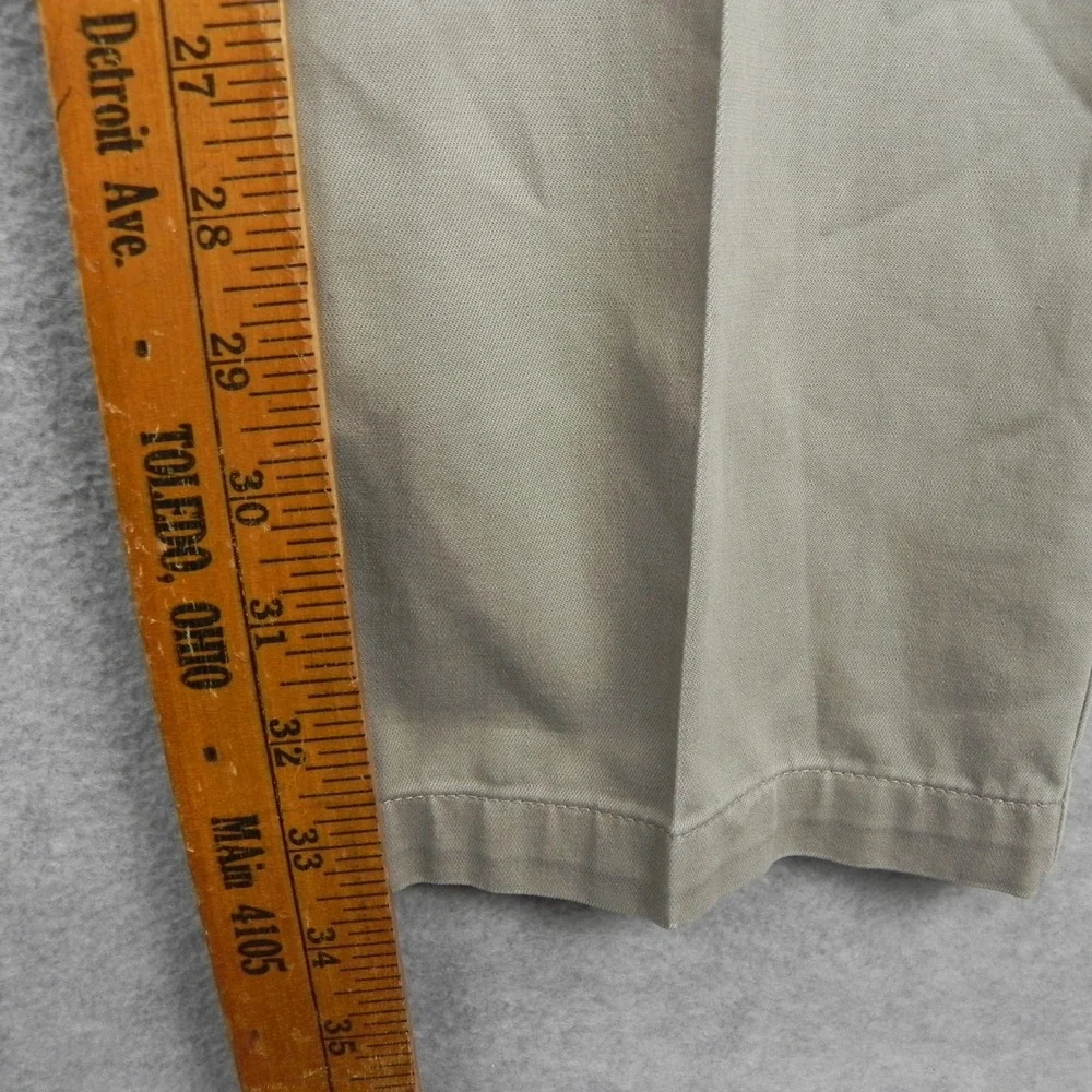 Dockers Signature Khaki Pants Mens 36x34 Classic Fit Flex Comfort Tan Chinos